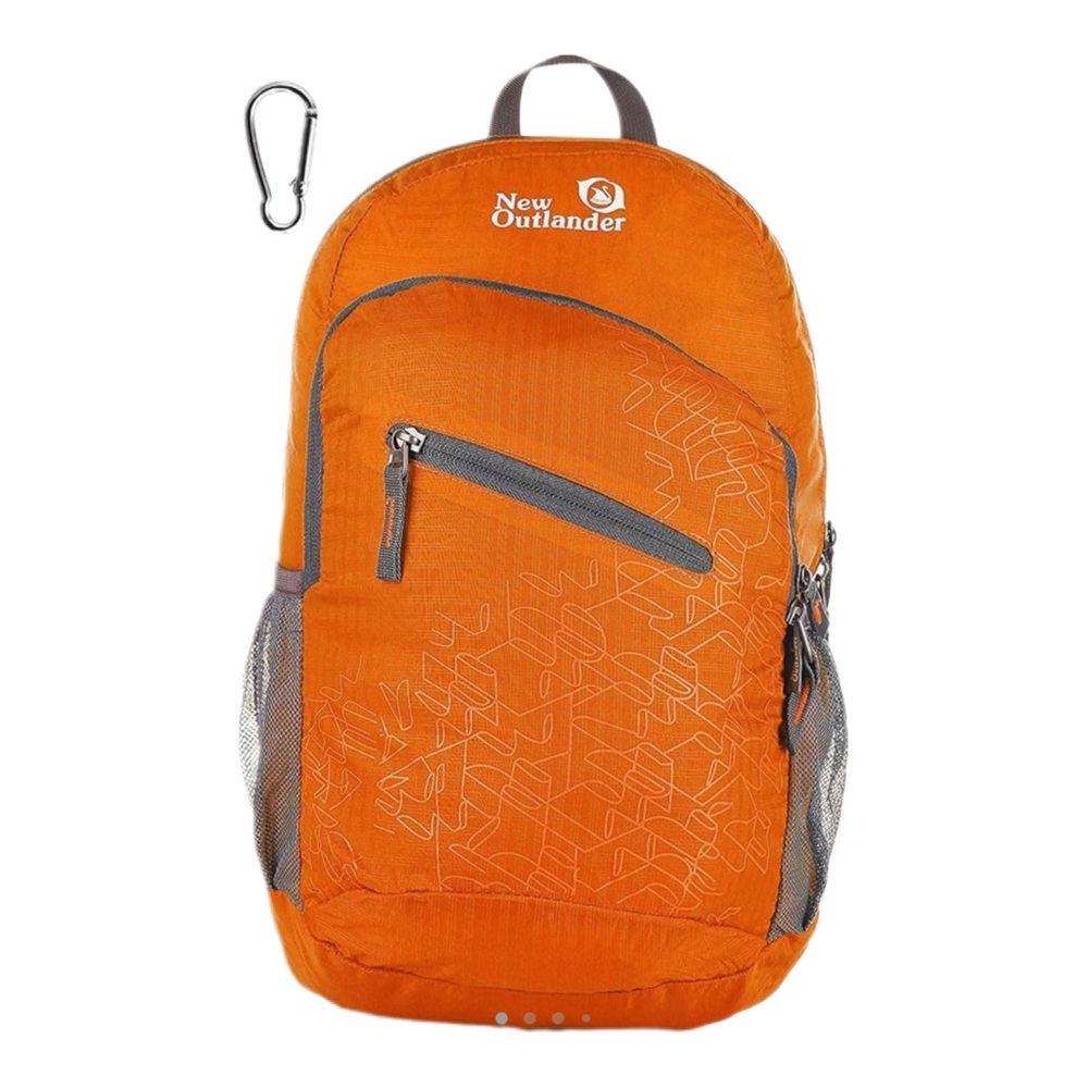 New Outlander Orange Travel Backpack, 35L